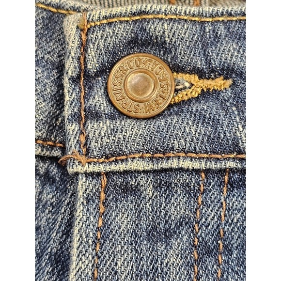 Levi's Womens 518 Superlow Bootcut Denim Jeans Pants Blue Size 11  Short - Picture 7 of 9